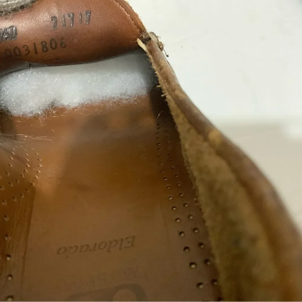 Allen Edmonds Eldorado Driving Loafers Moccasins Shoes Bison Leather Men’s 8.5 D